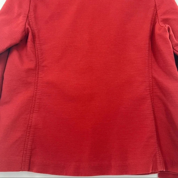 Eileen Fisher Notch Collar Waffle Textured Blazer Jacket Button Up Front Sz PS - Picture 6 of 10